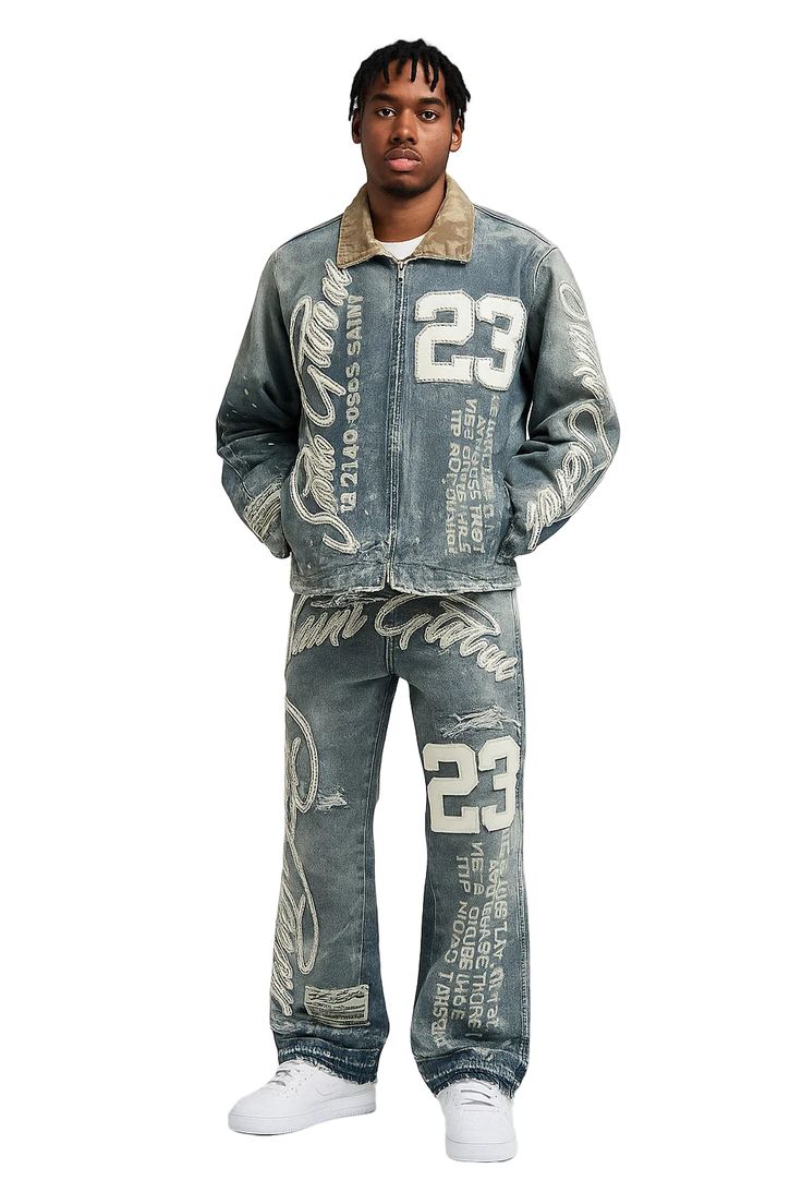 DENIM SET 2 PIECE